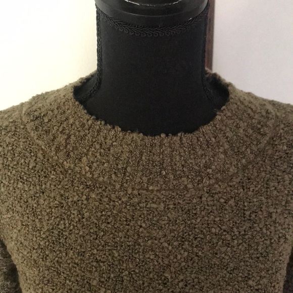 Cropped Sweater Army Green - Picture 2 of 5